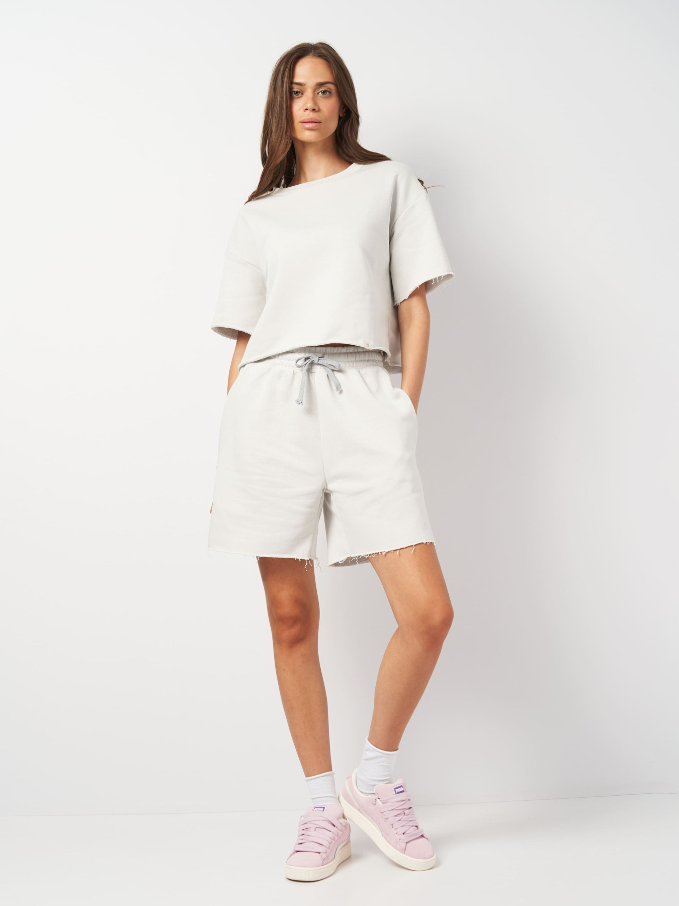 Футболка Роза модель 231207_light_grey Фото