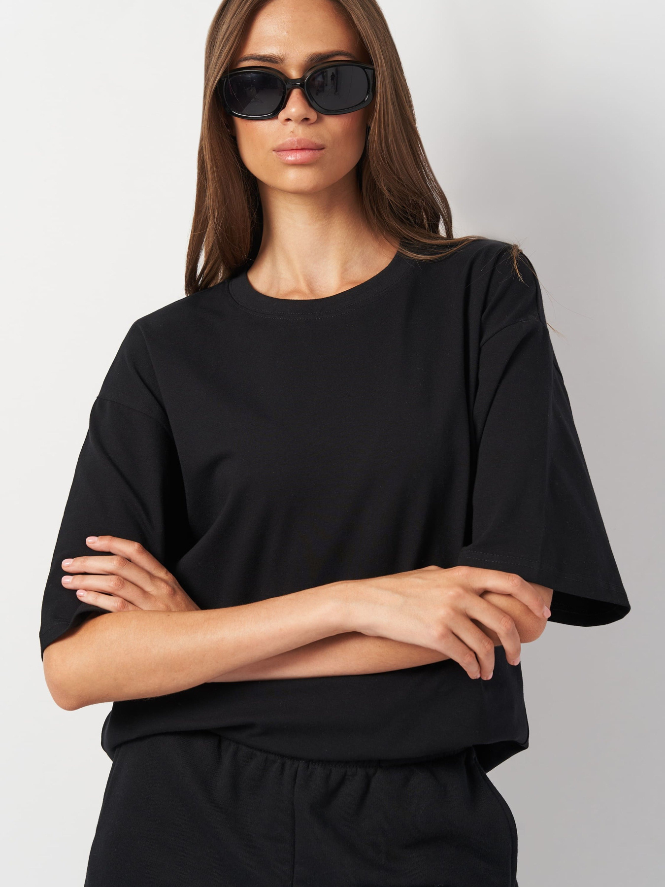 Футболка Роза модель 231105_black Фото