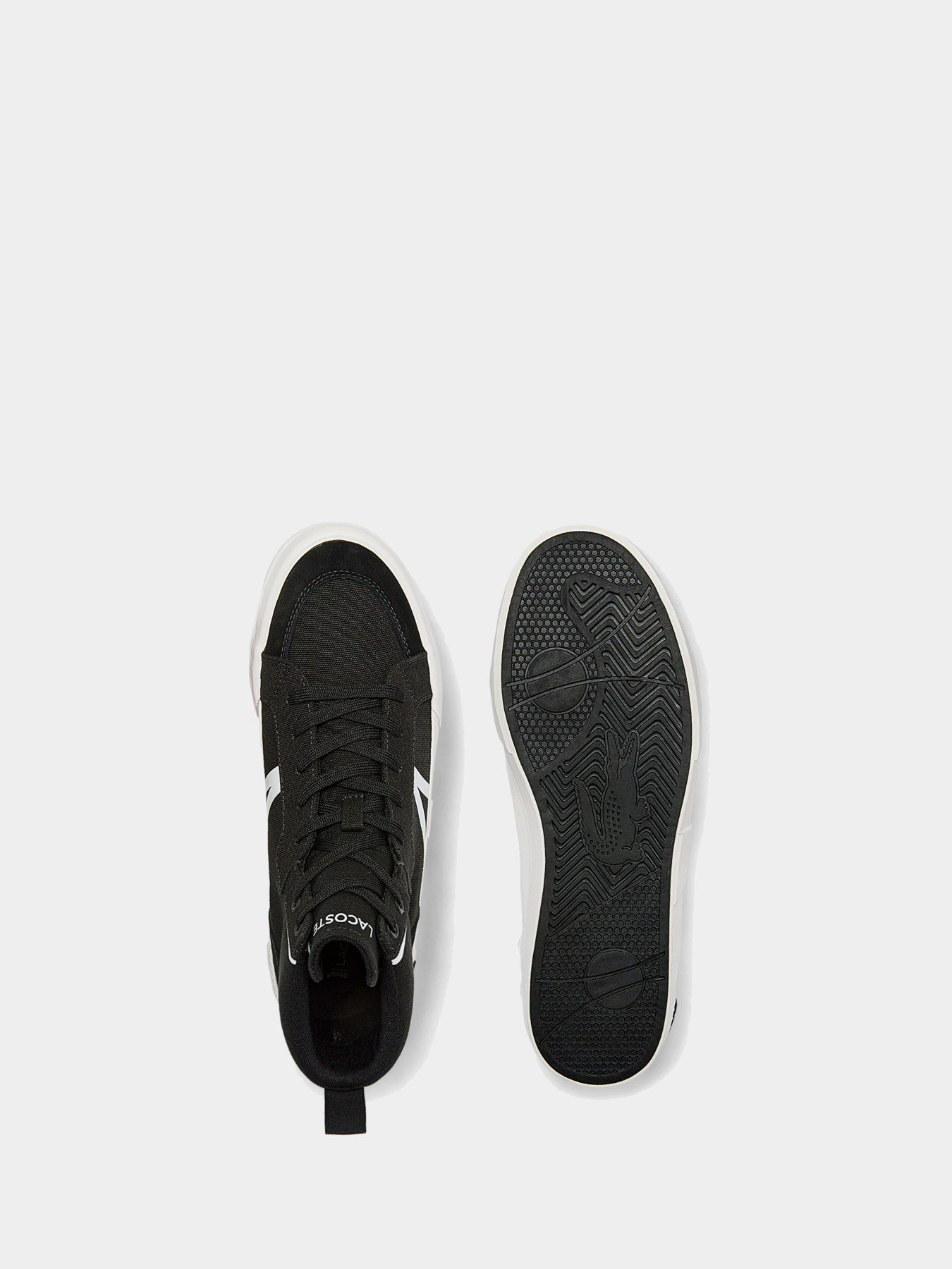 Кеды высокие Lacoste L004 модель 743CMA0056312 Кеды высокие Lacoste L004 модель 743CMA0056312 Фото