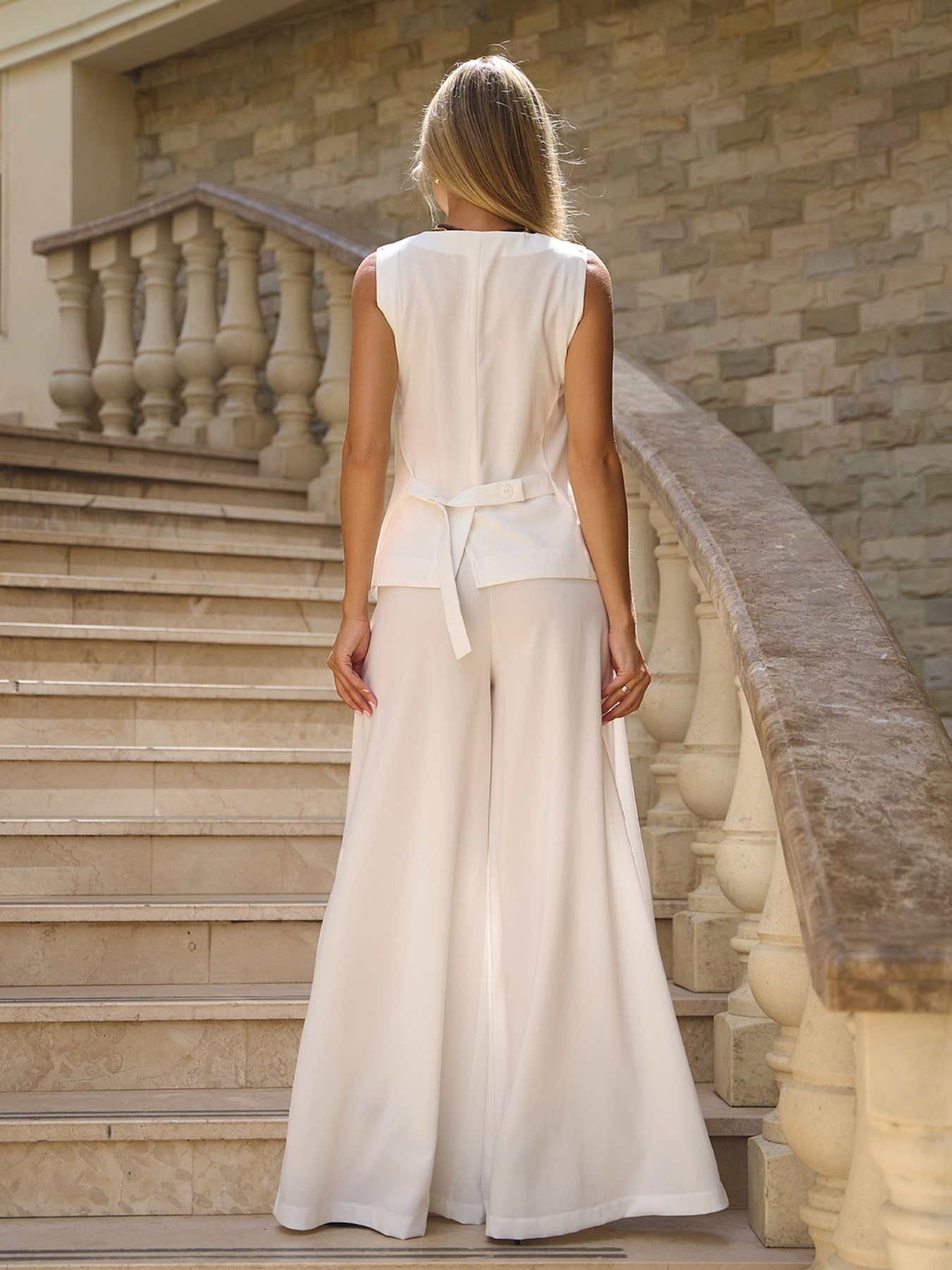 Діловий костюм ISSA Plus Модель 14763_белый Фото