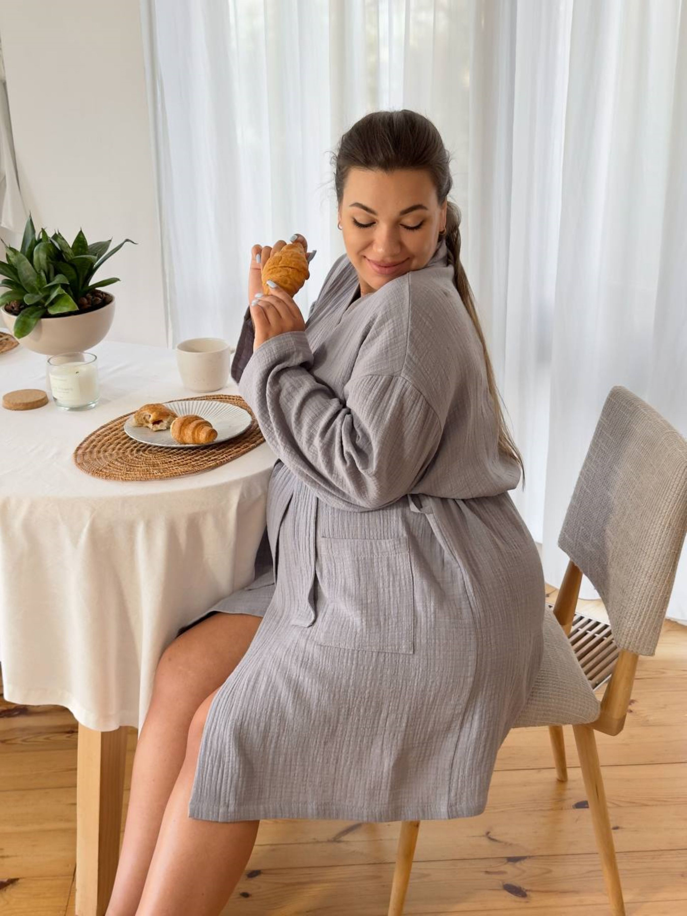 Халат Cosy модель P- M60W Фото