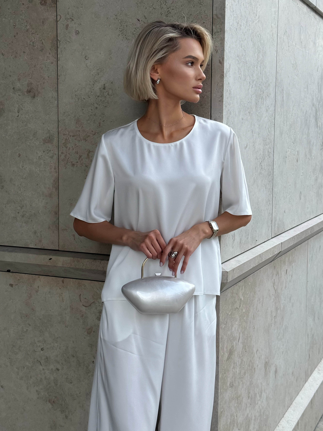 Блуза Jadone Fashion модель Kapriz_bila Фото