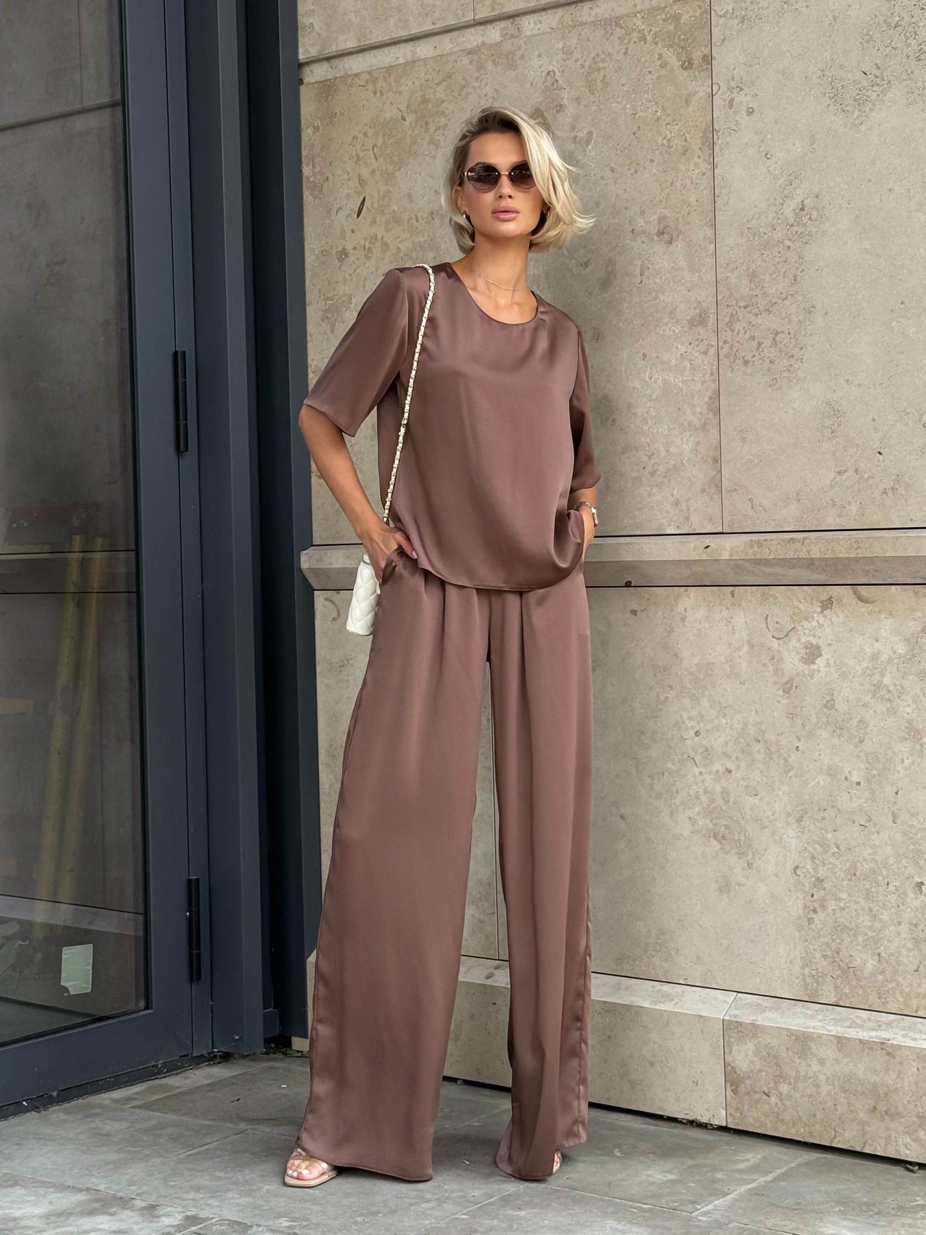 Брюки палаццо Jadone Fashion модель Vir_mokko Фото