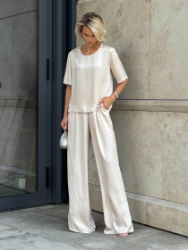 Брюки палаццо Jadone Fashion модель Vir_bej Фото