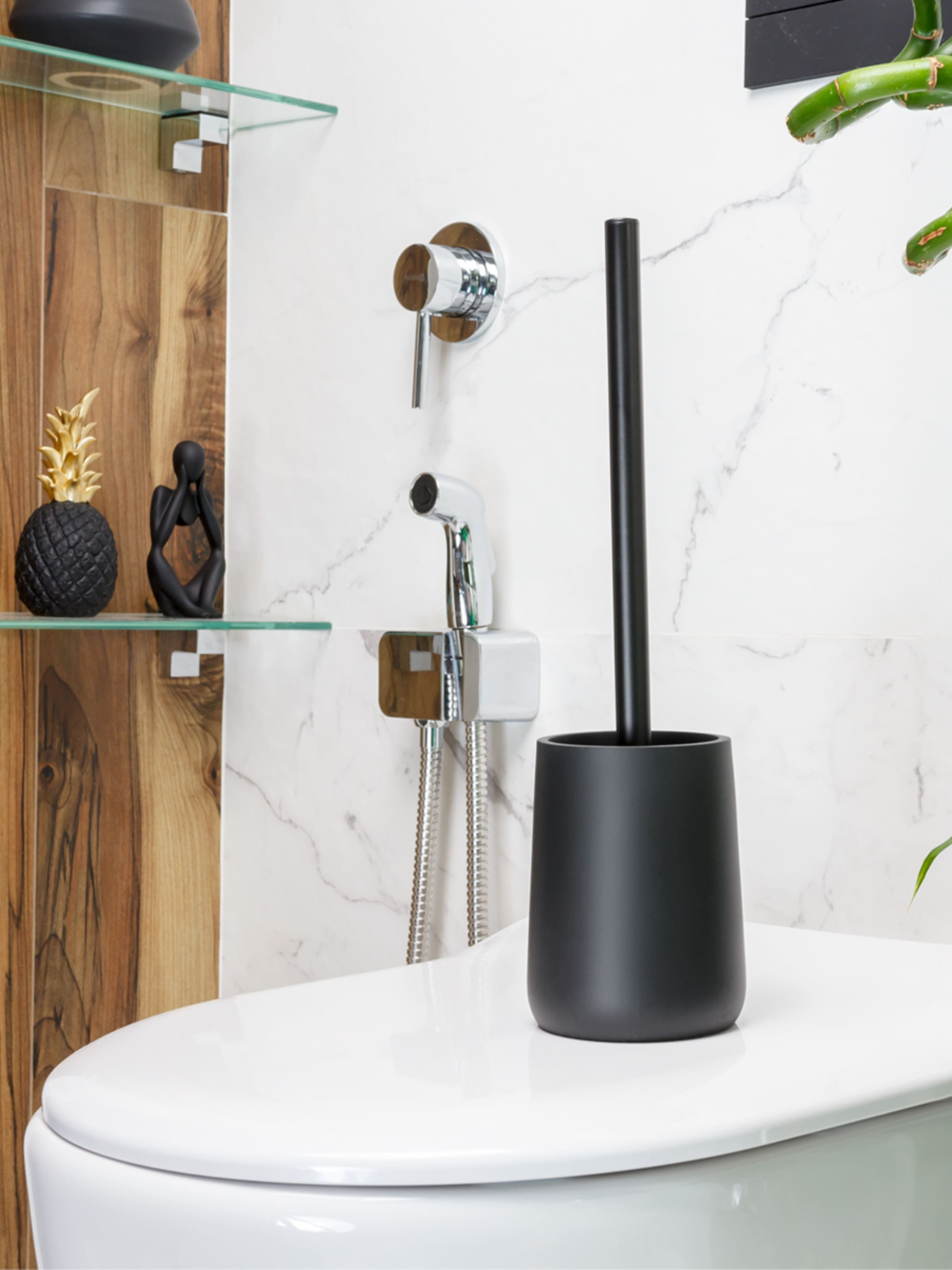 Ершик для унитаза черный Richmond MBM MY HOME модель BA-10 BLACK Фото