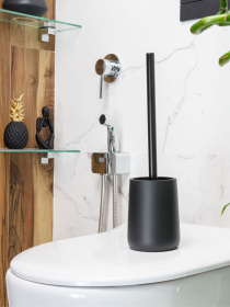 Ершик для унитаза черный Richmond MBM HOME модель BA-10 BLACK Фото