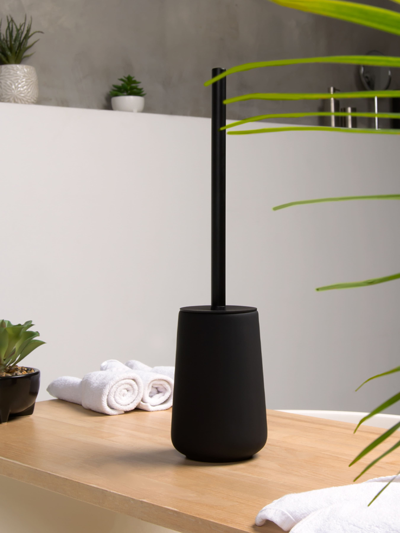 Ершик для унитаза черный Jersey MBM HOME модель BA-18 BLACK Фото