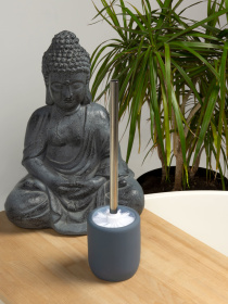 Ершик для унитаза серый Milan MBM HOME модель BA-25 GRAY Фото