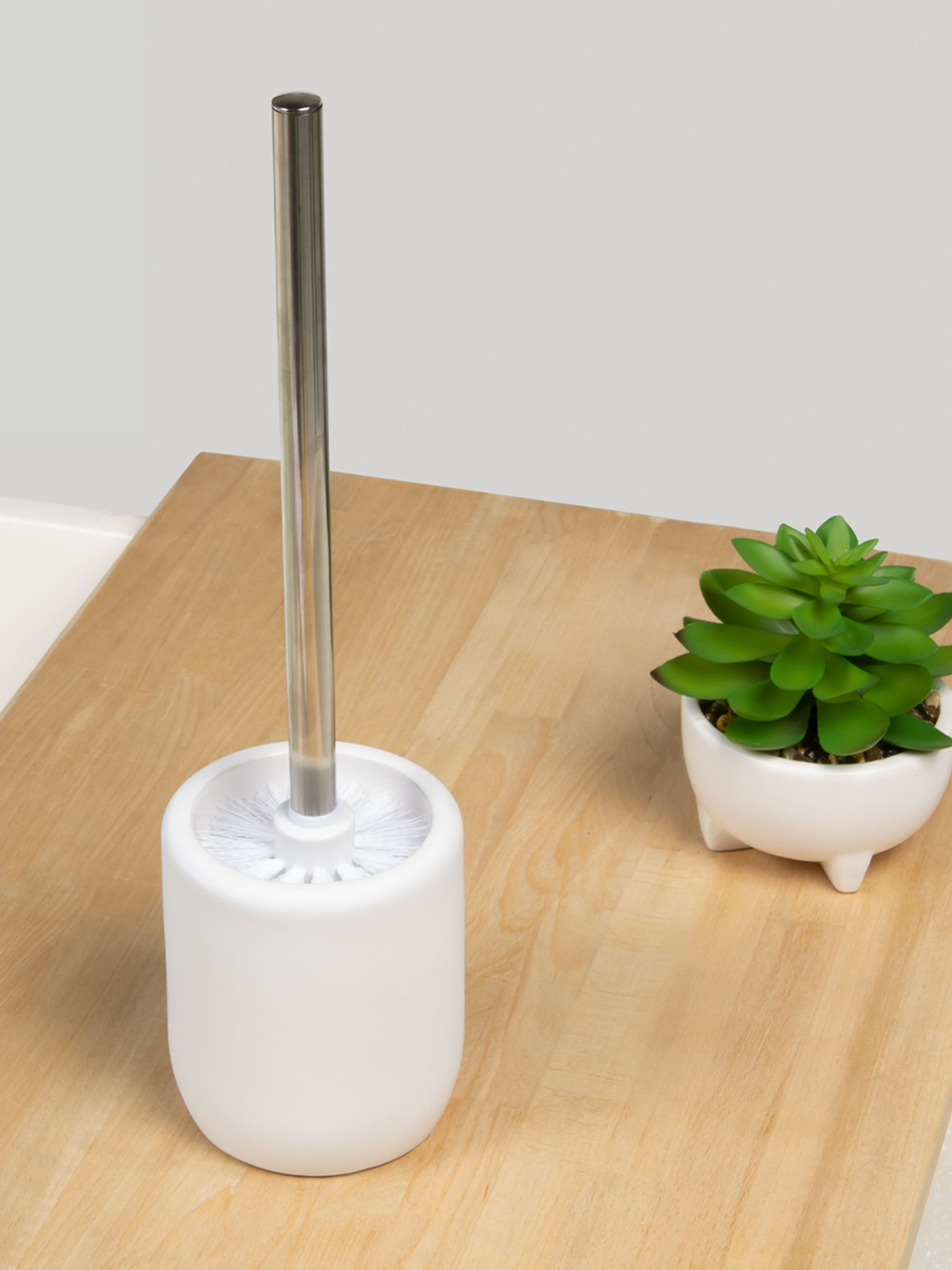 Ершик для унитаза белый Milan MBM MY HOME модель BA-25 WHITE Фото