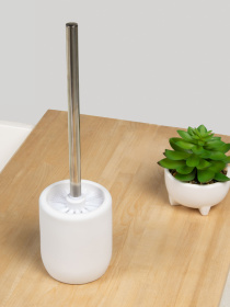 Ершик для унитаза белый Milan MBM MY HOME модель BA-25 WHITE Фото