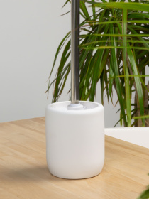 Ершик для унитаза белый Milan MBM HOME модель BA-25 WHITE Фото