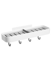 Мыльница двойная клейкая с крючками белая MBM HOME модель BP-11 WHITE Мыльница двойная клейкая с крючками белая MBM HOME модель BP-11 WHITE Фото