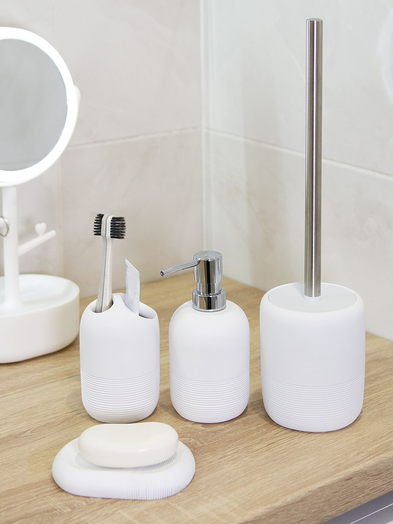 Мильниця біла Boston MBM HOME модель BA-02 WHITE Фото