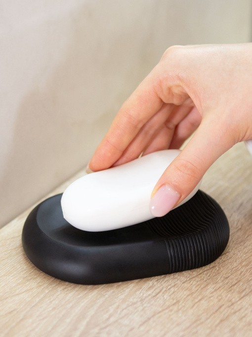 Мыльница черная Boston MBM HOME модель BA-02 BLACK Фото