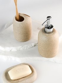 Мильниця бежева Boston MBM HOME модель BA-02 BEIGE Мильниця бежева Boston MBM HOME модель BA-02 BEIGE Фото