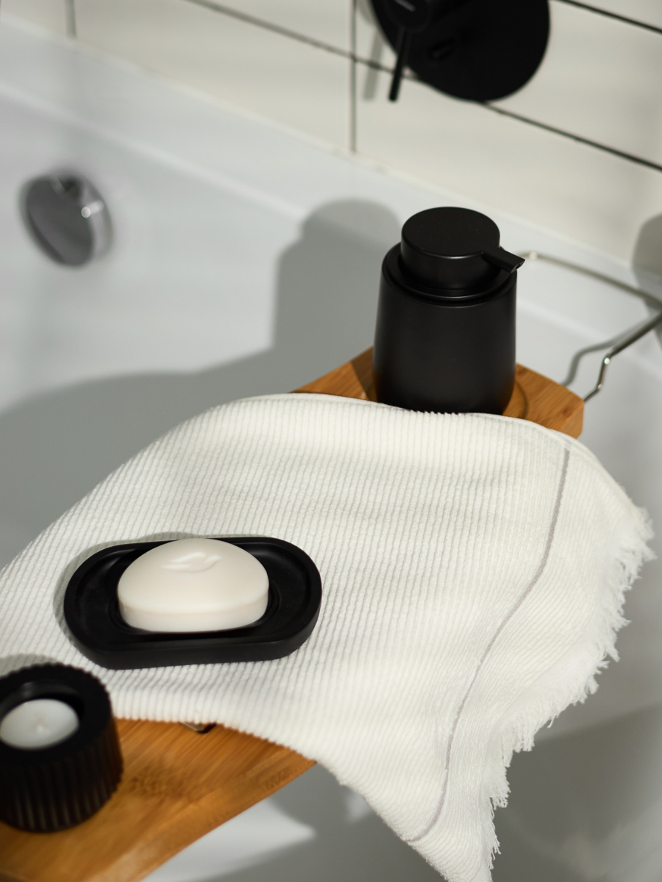 Мыльница черная Richmond MBM HOME модель BA-07 BLACK Фото