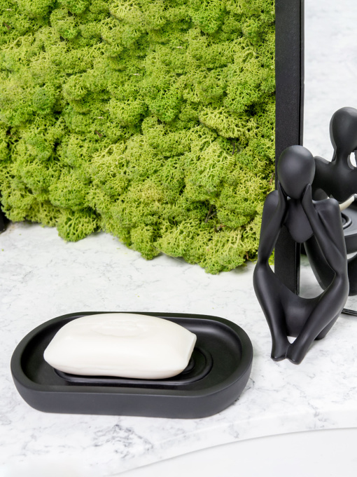 Мыльница черная Richmond MBM HOME модель BA-07 BLACK Фото