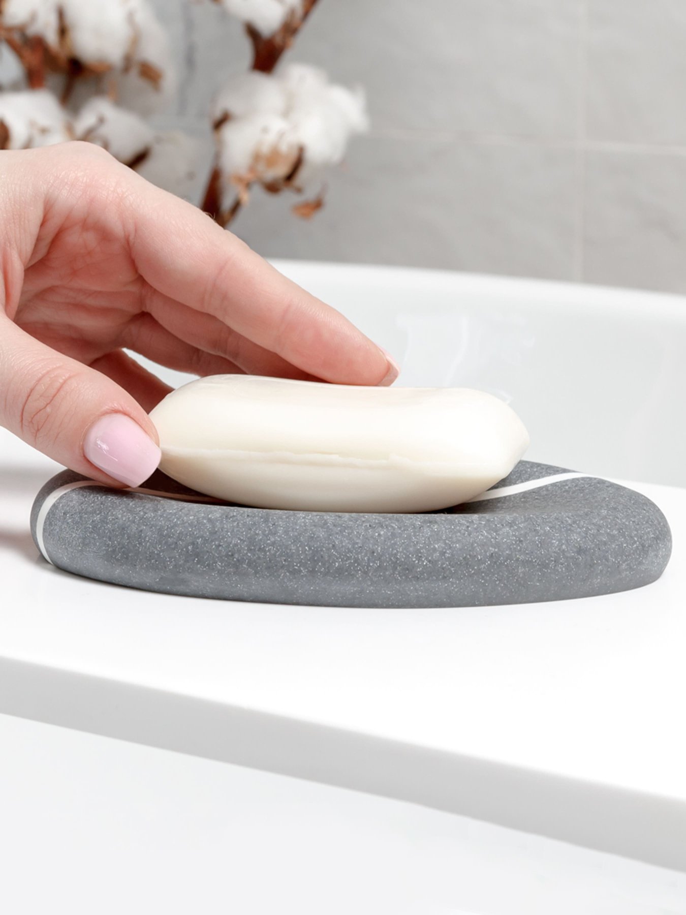 Мыльница серая Crimea MBM HOME модель BA-11 GRAY Фото