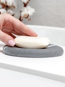 Мыльница серая Crimea MBM HOME модель BA-11 GRAY Фото