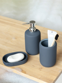 Мыльница серая Milan MBM MY HOME модель BA-24 GRAY Фото