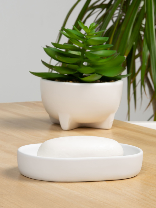 Мыльница белая Milan MBM HOME модель BA-24 WHITE Фото