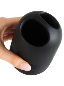 Подставка для зубных щеток и пасты черная Boston MBM MY HOME модель BA-03 BLACK Фото