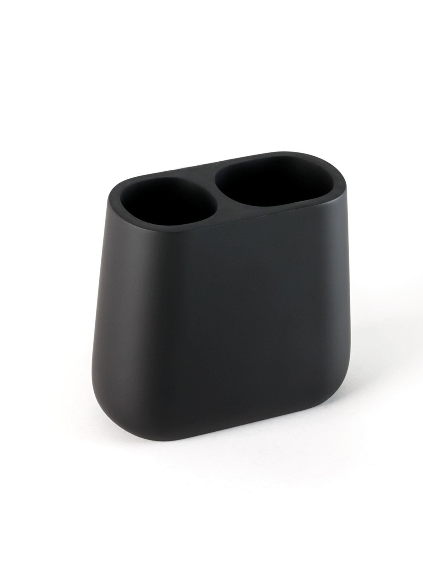 Подставка для зубных щеток и пасты черная Richmond MBM MY HOME модель BA-08 BLACK Фото