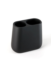 Подставка для зубных щеток и пасты черная Richmond MBM MY HOME модель BA-08 BLACK Фото