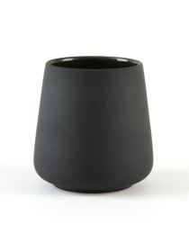 Підставка для зубних щіток та пасти чорна Jersey MBM HOME модель BA-16 BLACK Фото