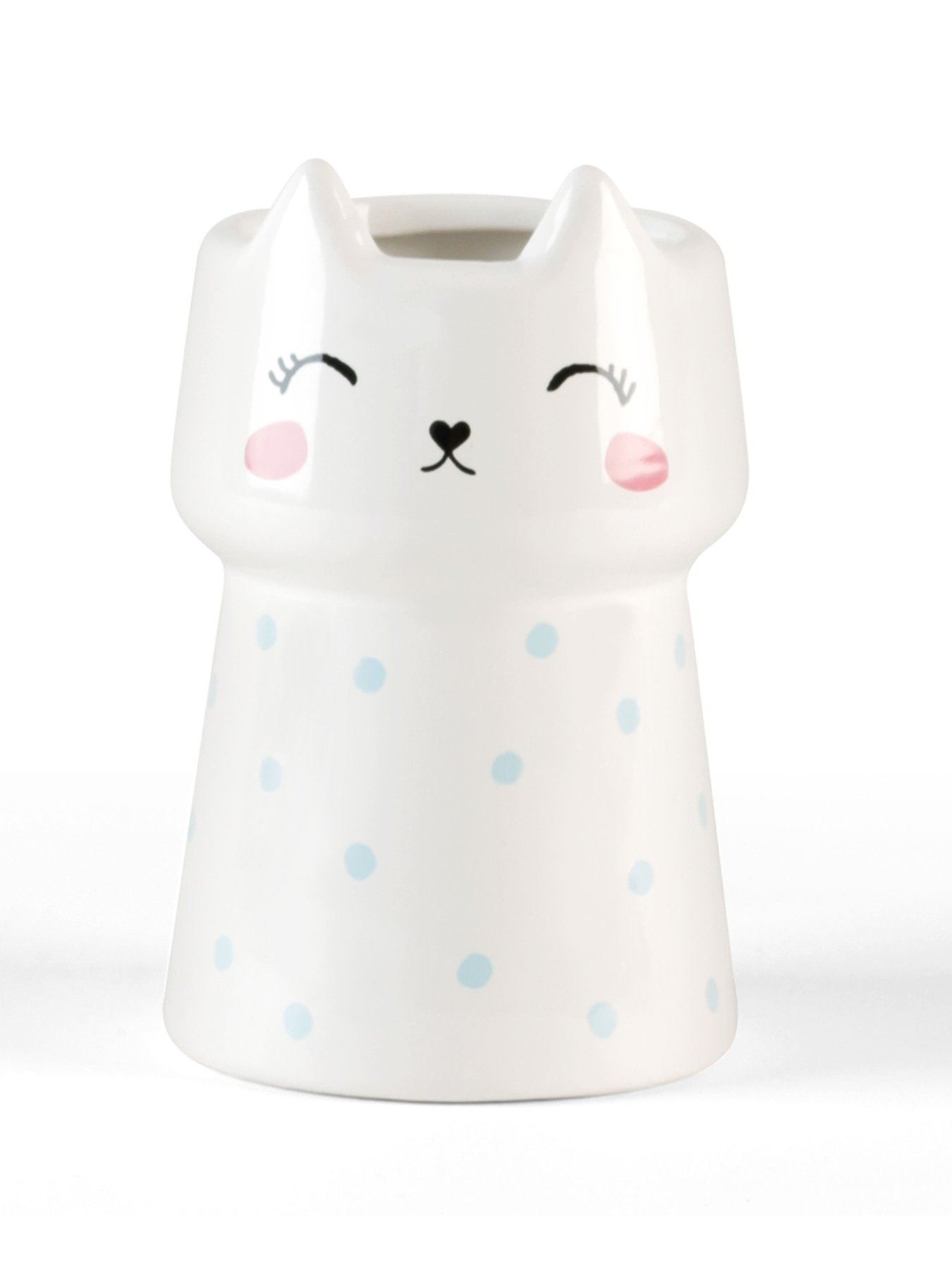 Подставка для зубных щеток и пасты белая Cute Cat MBM MY HOME модель BA-21 WHITE Фото