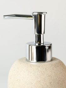 Диспенсер для жидкого мыла бежевый Boston MBM MY HOME модель BA-04 BEIGE Фото