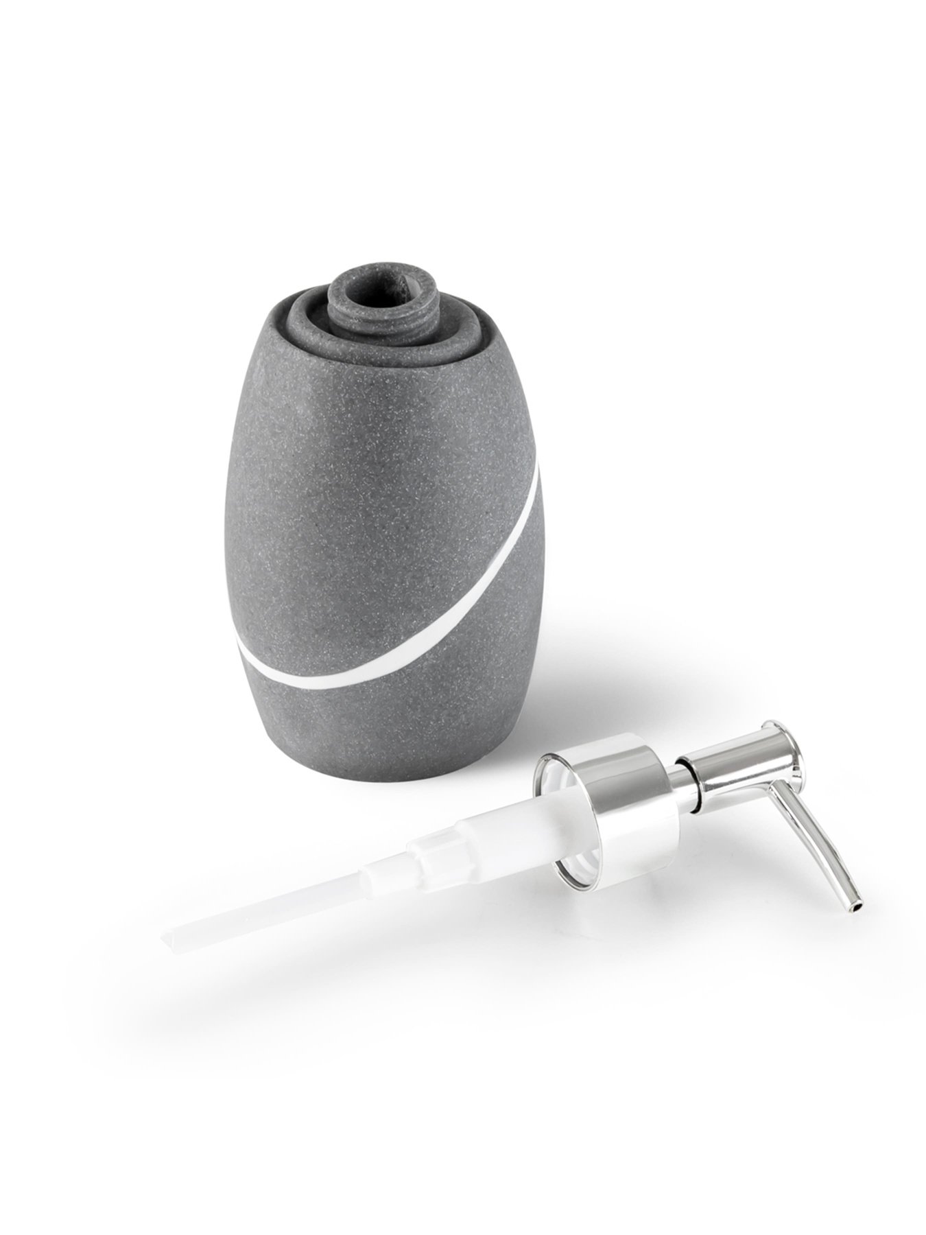 Диспенсер для жидкого мыла серый Crimea MBM MY HOME модель BA-13 GRAY Фото