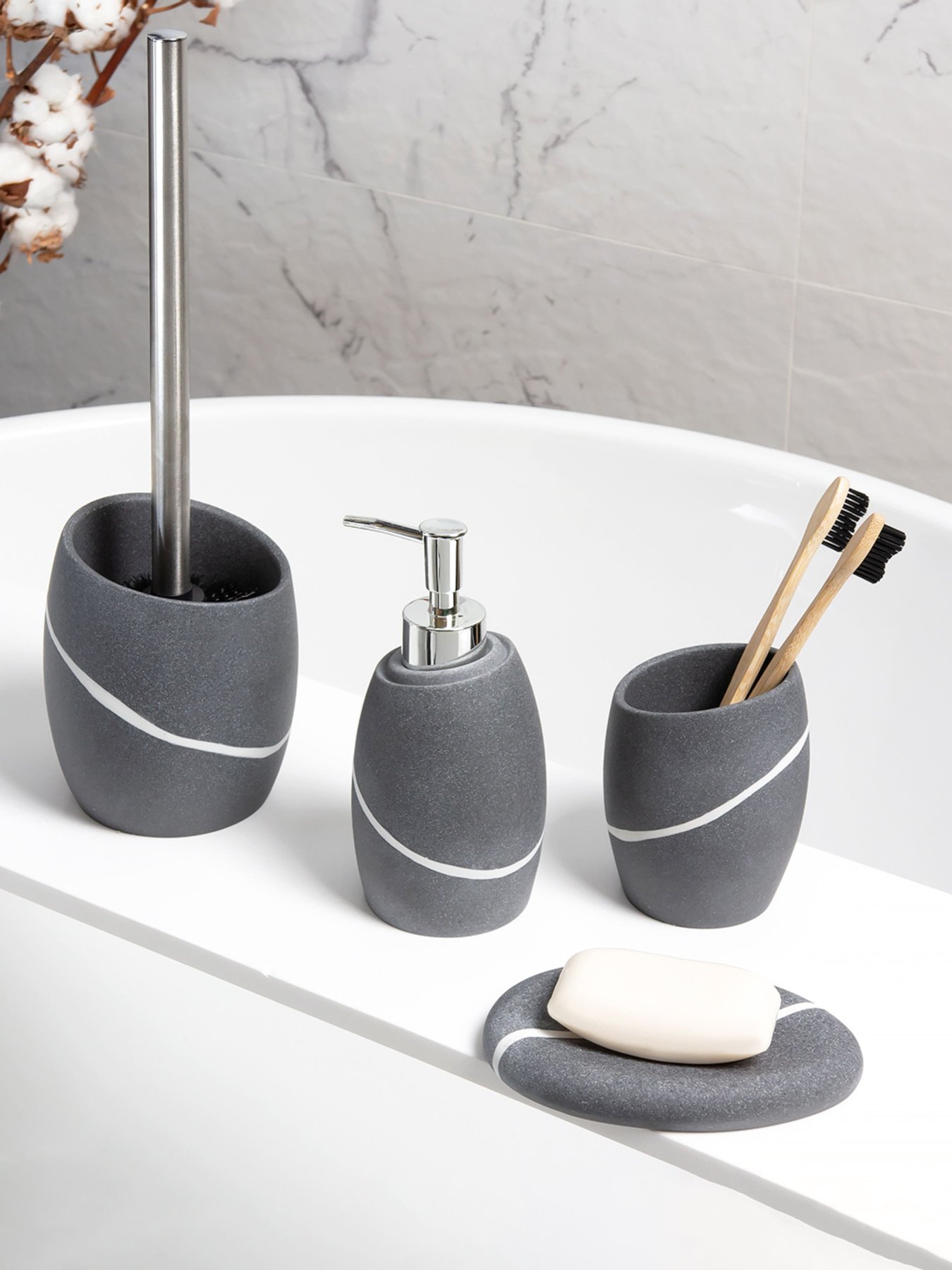 Диспенсер для рідкого мила сірий Crimea MBM HOME модель BA-13 GRAY Фото