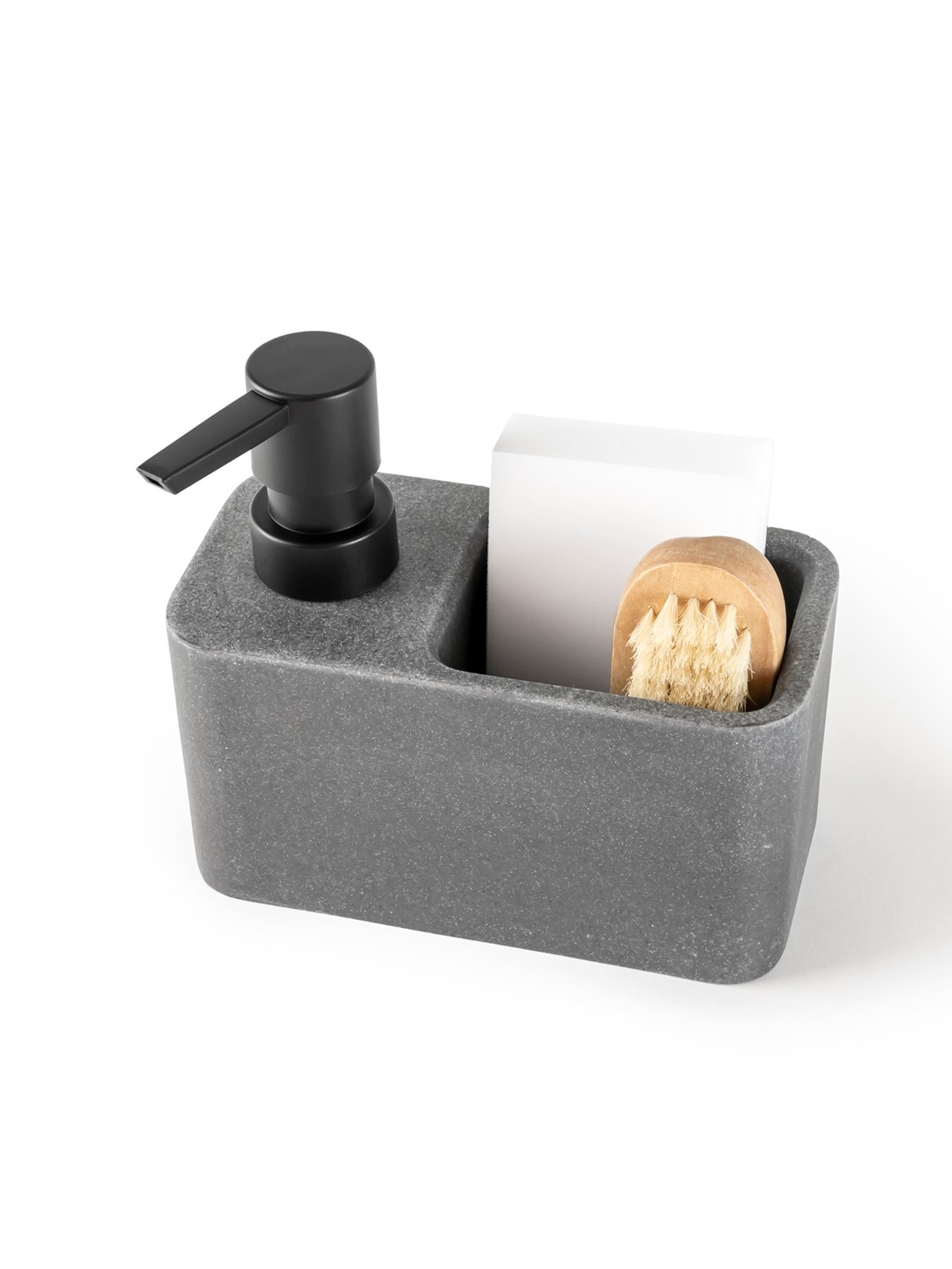 Органайзер с дозатором универсальный серый MBM MY HOME модель BA-15 GRAY Фото