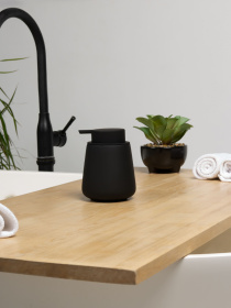 Диспенсер для жидкого мыла черный Jersey MBM MY HOME модель BA-17 BLACK Фото