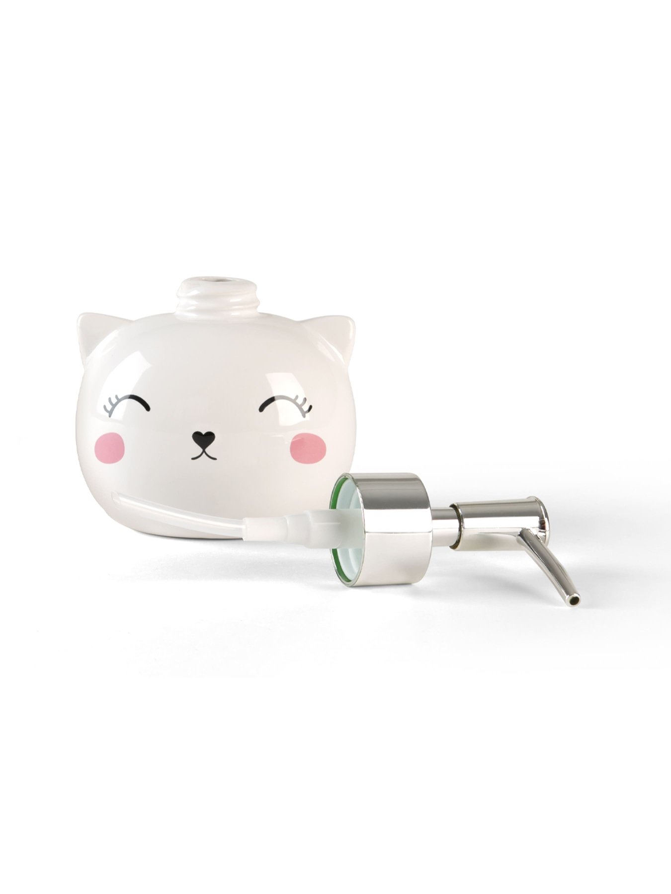 Диспенсер для жидкого мыла белый Cute Cat MBM MY HOME модель BA-19 WHITE Фото