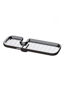 Полка на душевую штангу и смеситель с фиксатором черная MBM MY HOME модель BP-23 BLACK Фото