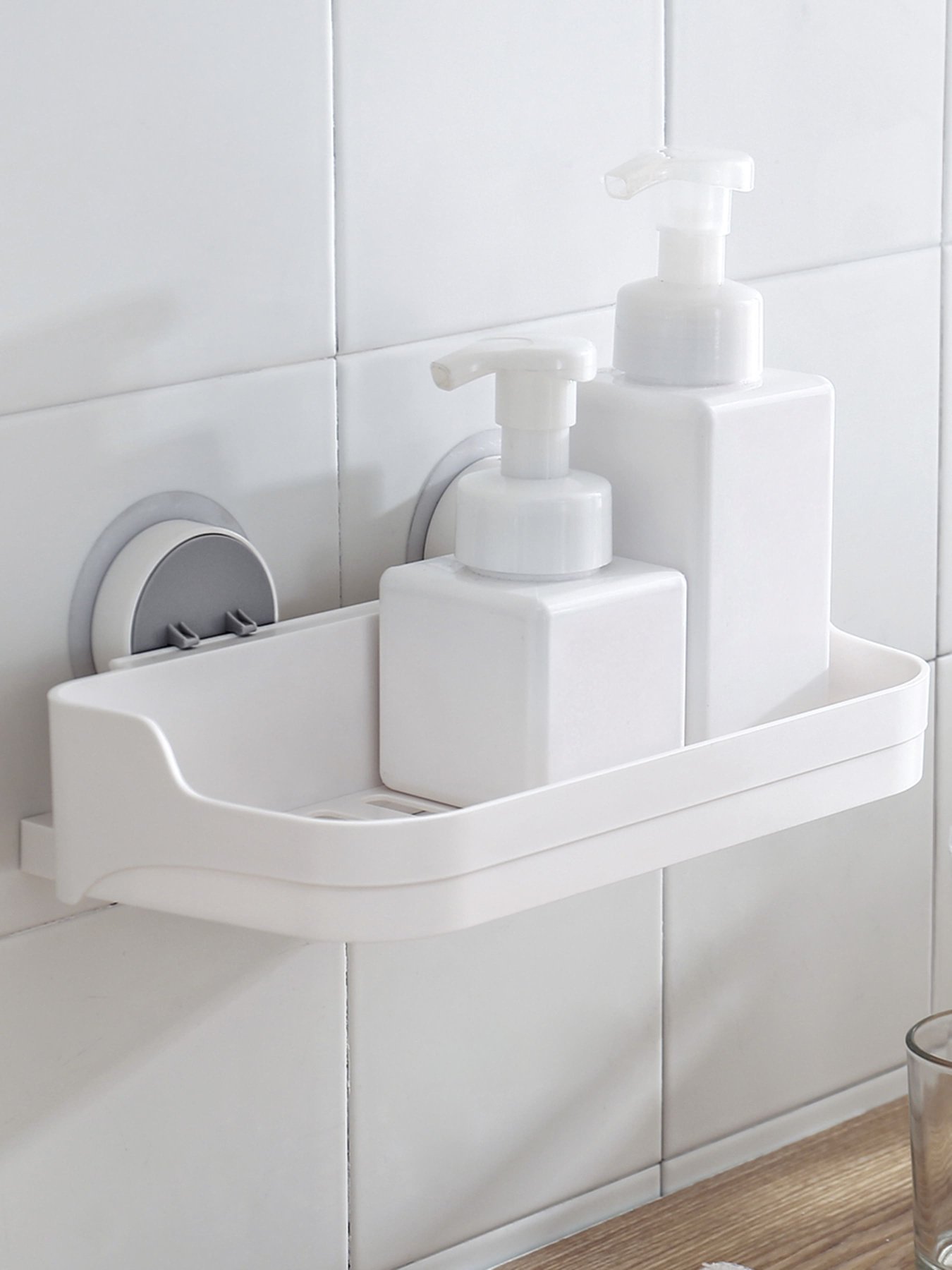 Полиця клейка біла MBM HOME модель BP-3 WHITE Фото