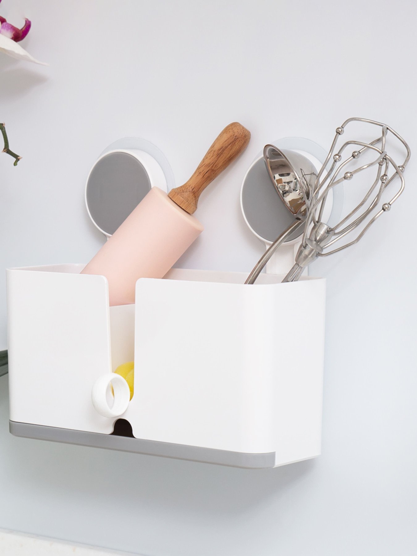 Полка клеящаяся глубокая белая MBM MY HOME модель BP-7 WHITE Фото