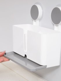 Полка клеящаяся глубокая белая MBM MY HOME модель BP-7 WHITE Фото