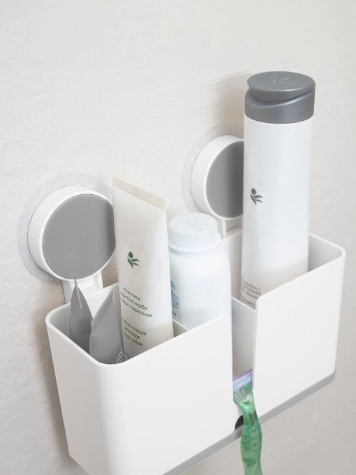 Полка клеящаяся глубокая белая MBM HOME модель BP-7 WHITE Фото