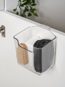 Полка подвесная глубокая прозрачная Hang MBM MY HOME модель FH-37 T Фото