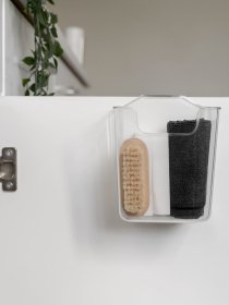 Полка подвесная глубокая прозрачная Hang MBM MY HOME модель FH-37 T Фото