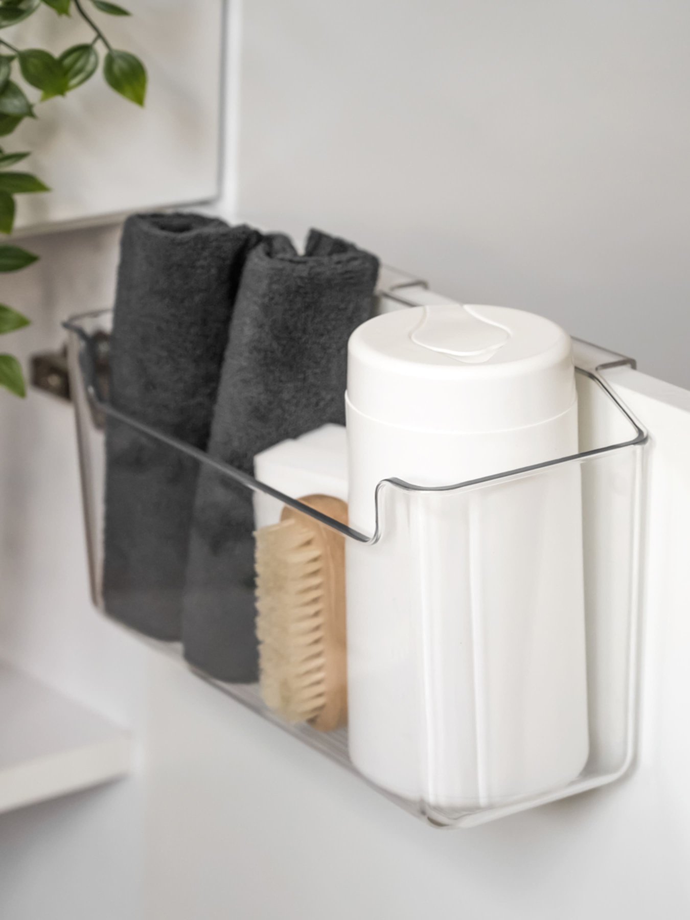 Полка подвесная глубокая прозрачная Hang MBM MY HOME модель FH-38 T Фото