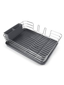 Сушарка для посуду з органайзером сіра MBM MY HOME Модель DR-02 GRAY Фото