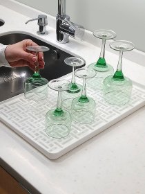 Сушилка для посуды с поддоном белая MBM MY HOME модель DR-04 WHITE Фото