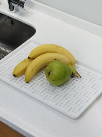 Сушарка для посуду з піддоном біла MBM HOME модель DR-04 WHITE Фото