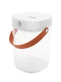 Емкость для хранения прозрачная с белым MBM HOME модель KP-07 M T/WHITE Фото