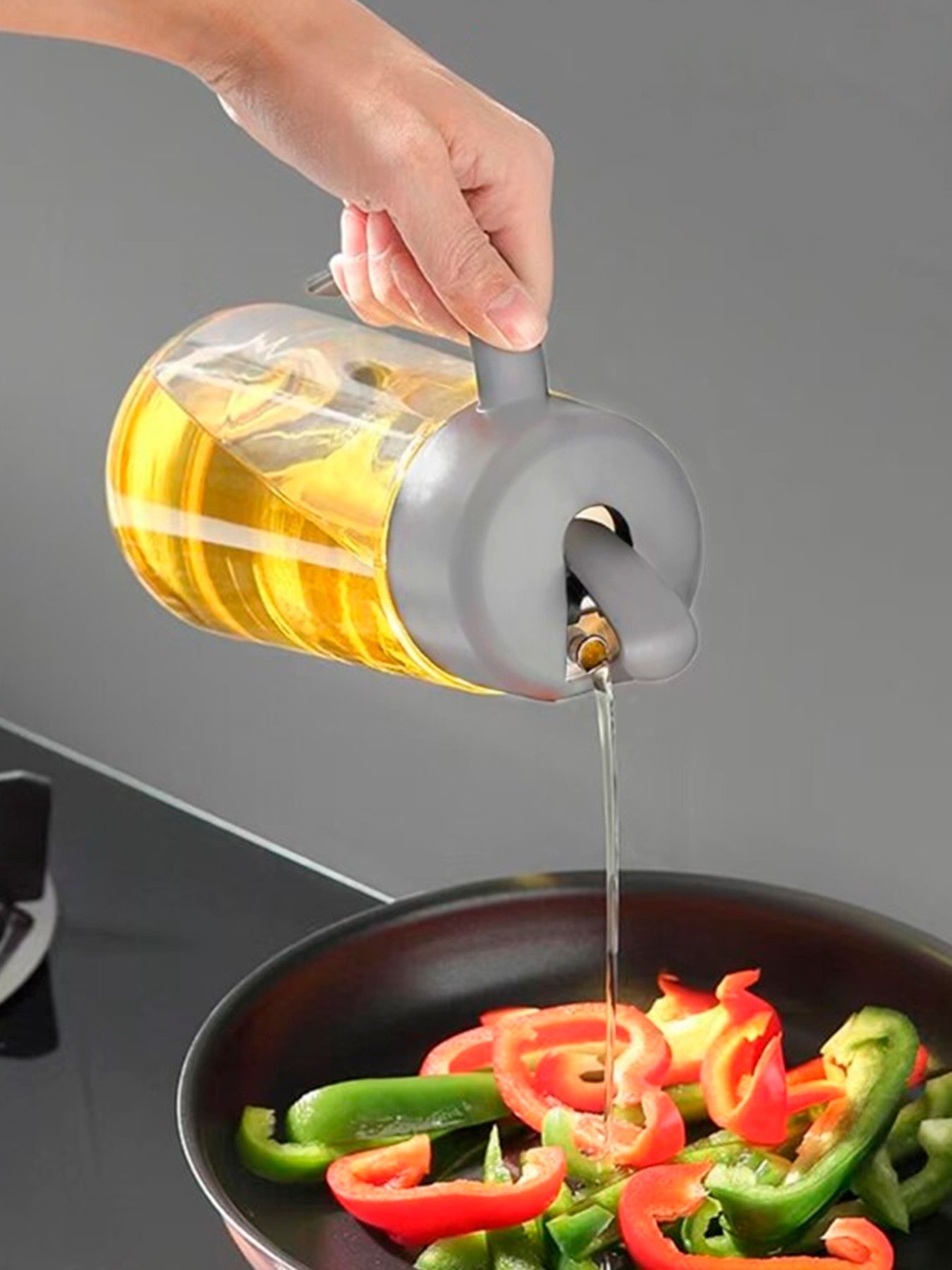 Ємність для олії та оцту MBM HOME модель KP-09 T/GRAY Фото