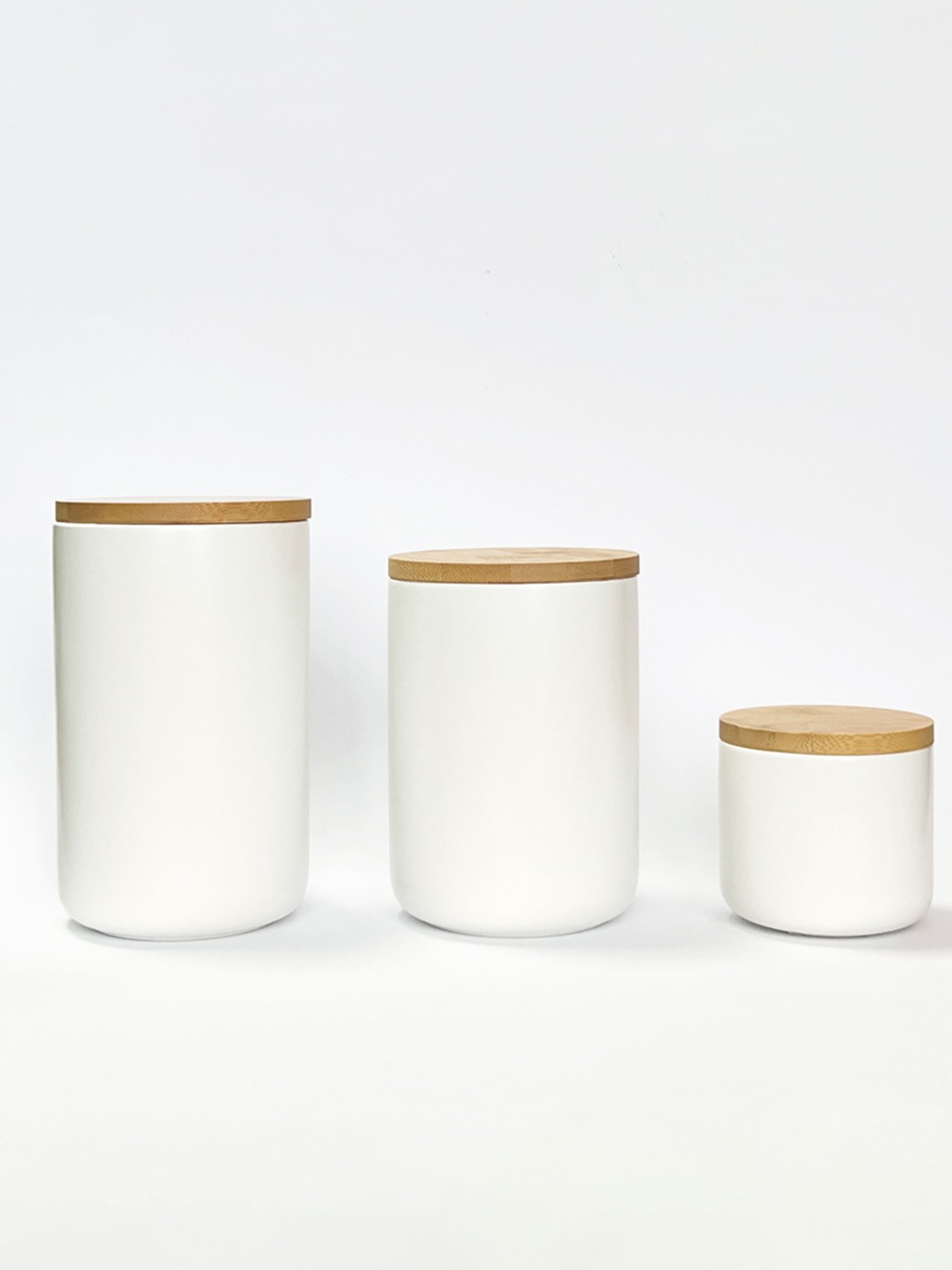 Ємність для зберігання біла/дерево MBM HOME модель KP-13 S WHITE/WOOD Фото